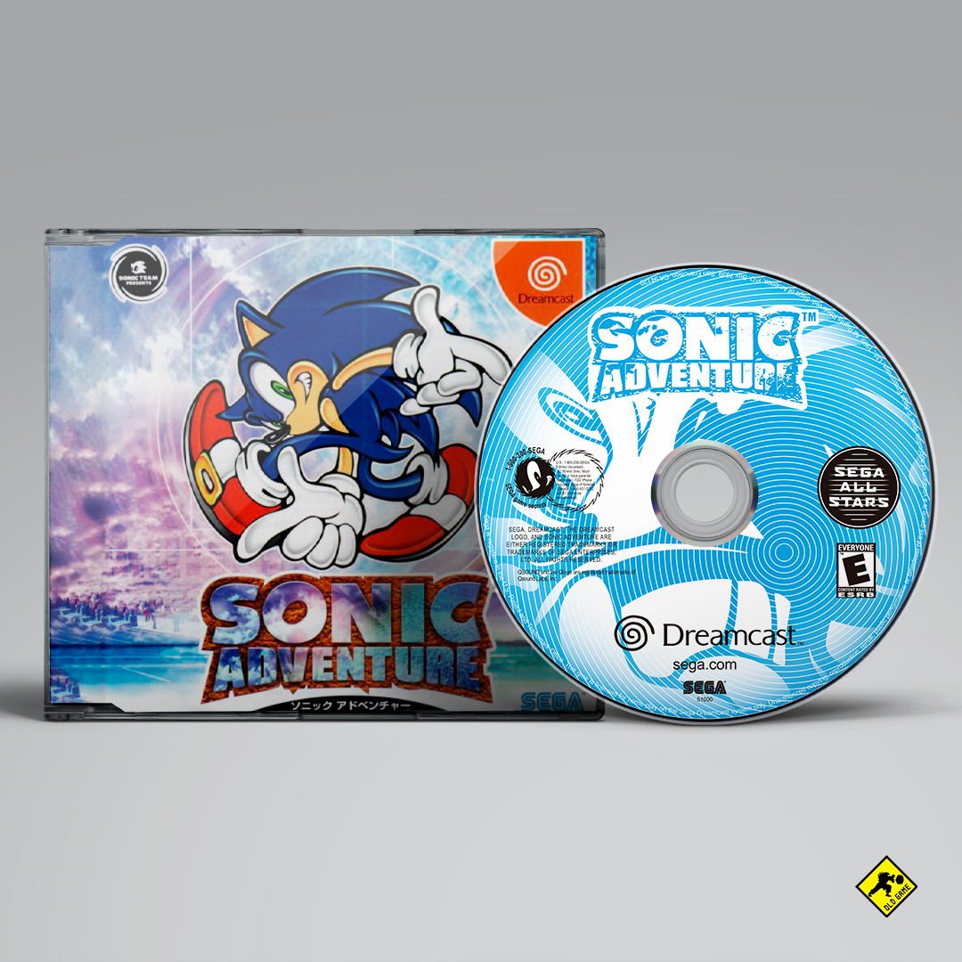 Jogos da OLDGAME / Reproduções perfeitas de Sonic Adventure 1 e 2 do  Dreamcast! 