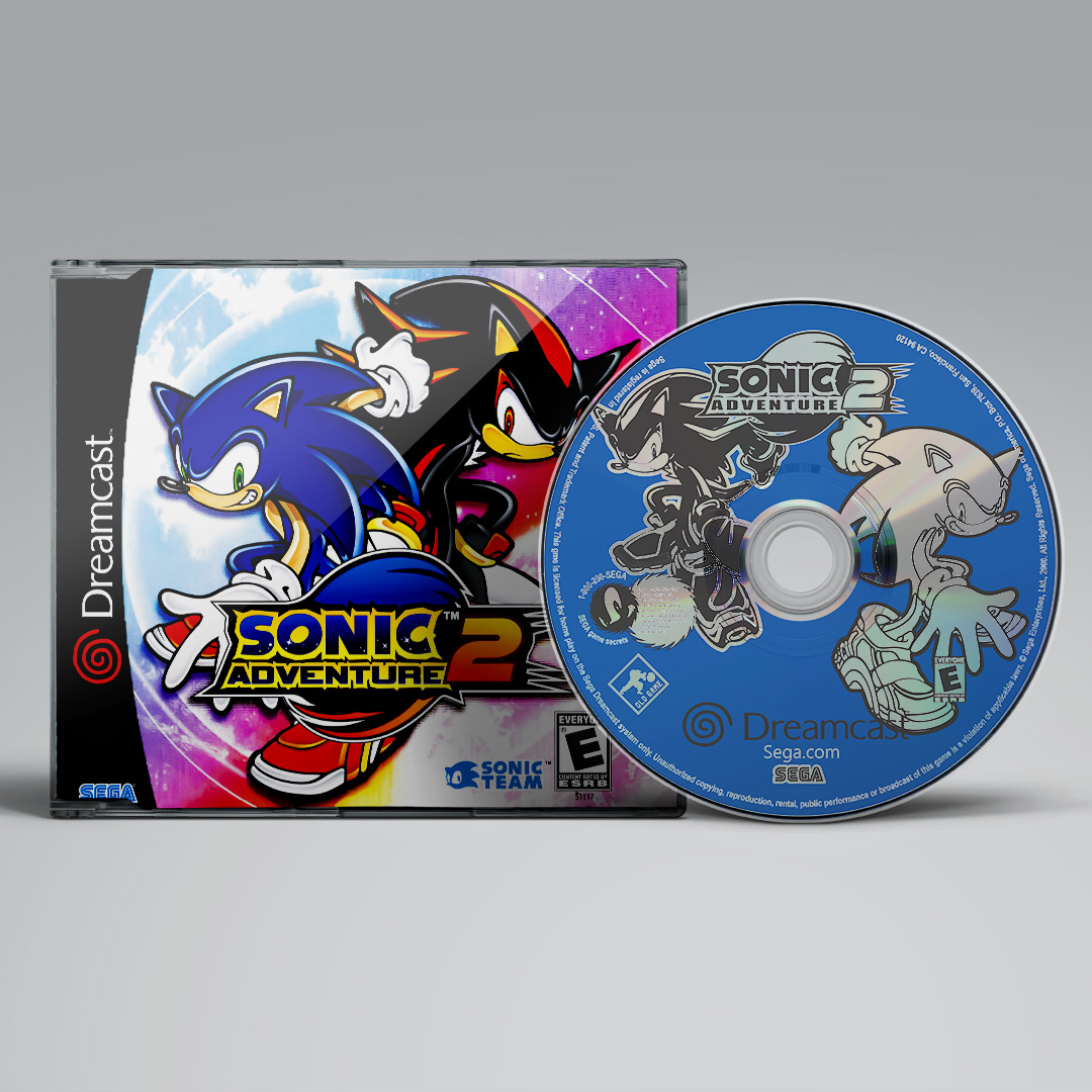 Jogos da OLDGAME / Reproduções perfeitas de Sonic Adventure 1 e 2 do  Dreamcast! 