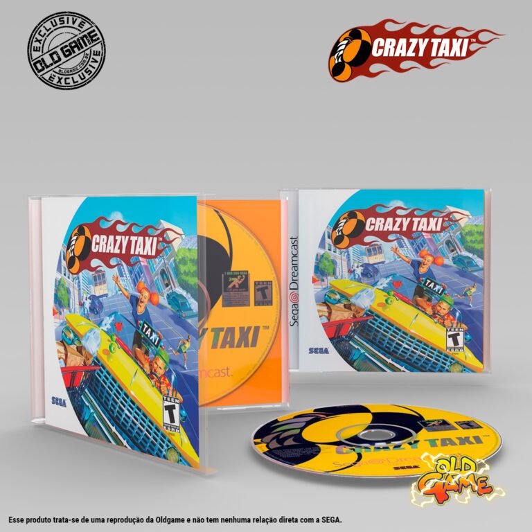 Jeu Crazy Taxi Dreamcast Version Japonaise - Bon état, Livret Et Boîtier Inclus