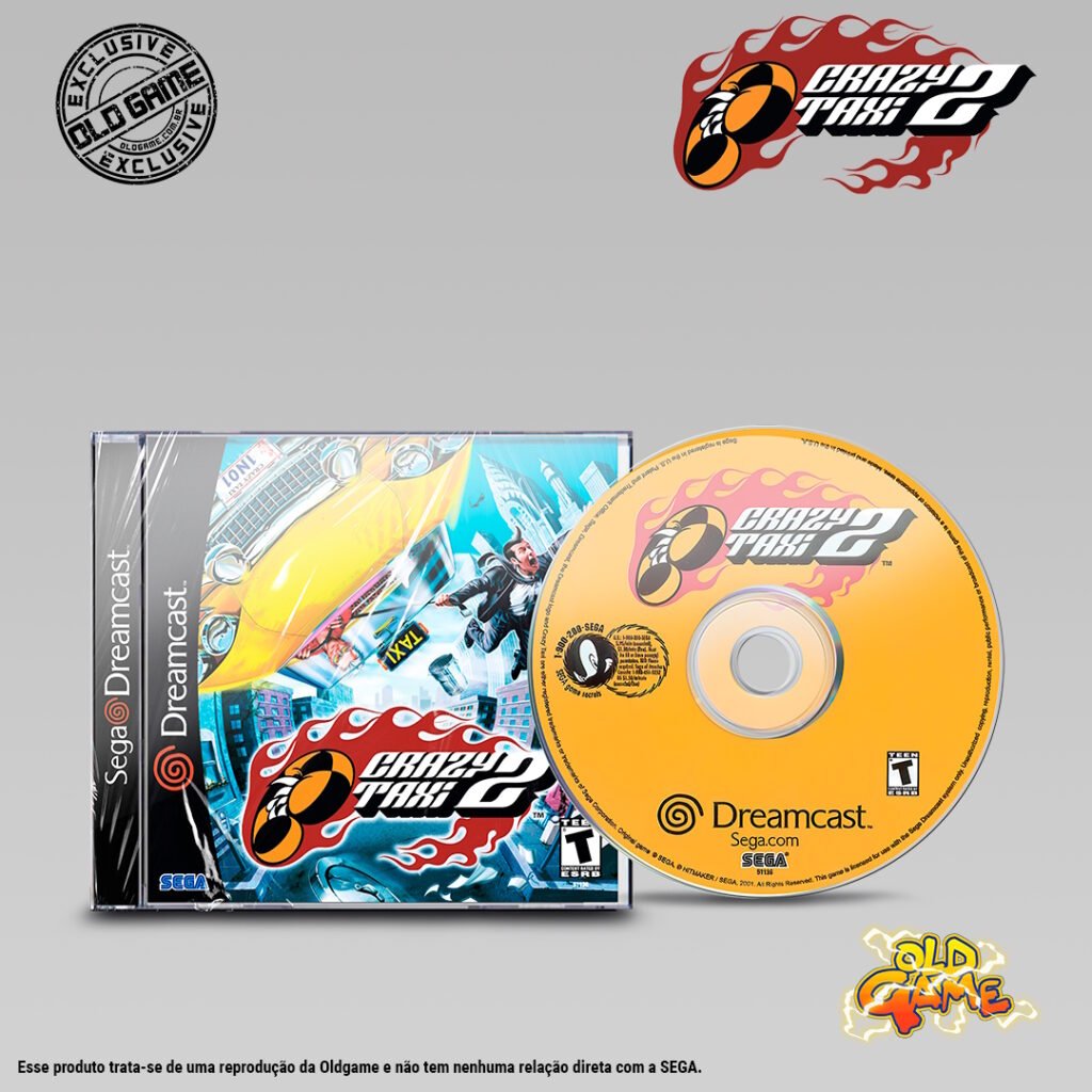 CRAZY TAXI 2 -- SEGA DREAMCAST -- NEUF SOUS BLISTER -- 012