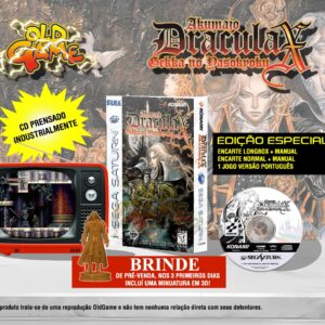 LONGBOX Akumajo Dracula X Gekka no Yasokyoku - SATURN - PRÉ-VENDA