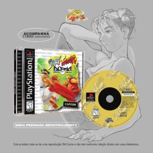 STREET FIGHTER ALPHA - WARRIORS' DREAMS - C/ MIDIA PRETA - PSONE